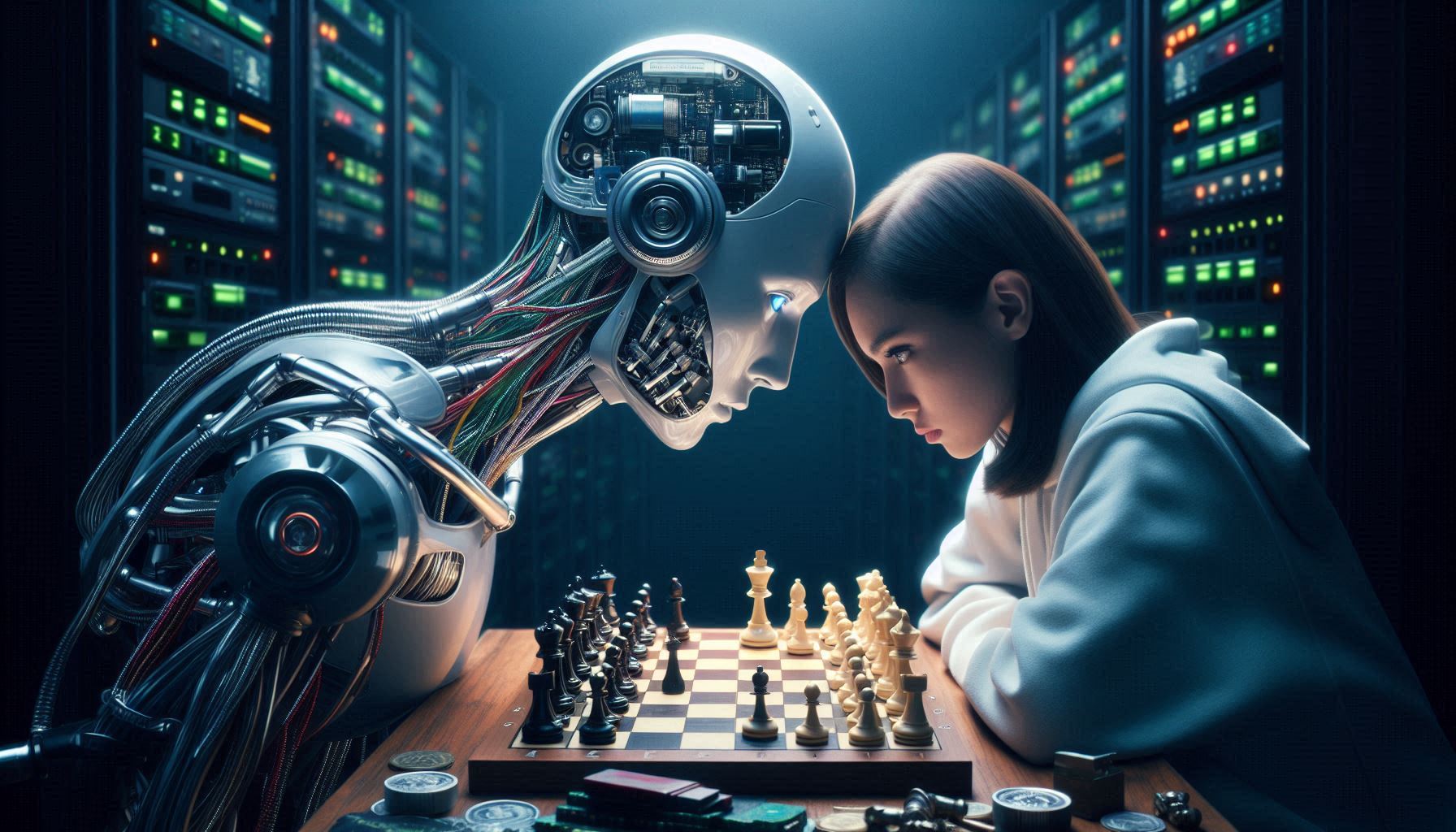 The first time the AI won the humans and a championship.